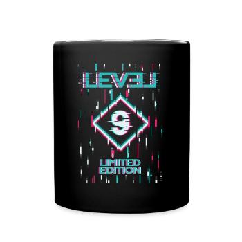 Jeu d’anniversaire niveau 9 Gaming Limited Edition Gamer - Mug uni - noir - Devant