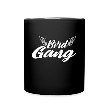 Bird Gang Wings Bird Lovers - Bird Watching - Full Colour Mug - black - Front