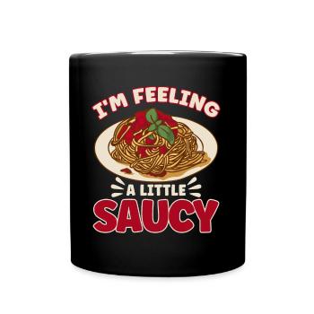 Noodles Noodle Lover Lasagne Spaghetti Cadeau - Mug uni - noir - Devant