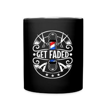 Get Faded Barber - Full Colour Mug - black - Front
