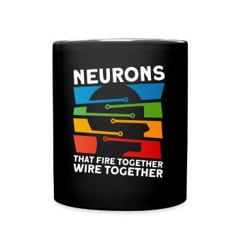 Neurobiologie Neuroscientifique Cadeau - Mug uni - noir - Devant