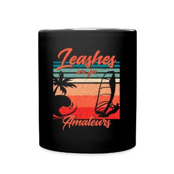 Surfer Windsurfer Windsurfen Surfen Geschenk - Tasse einfarbig - Schwarz - Vorne