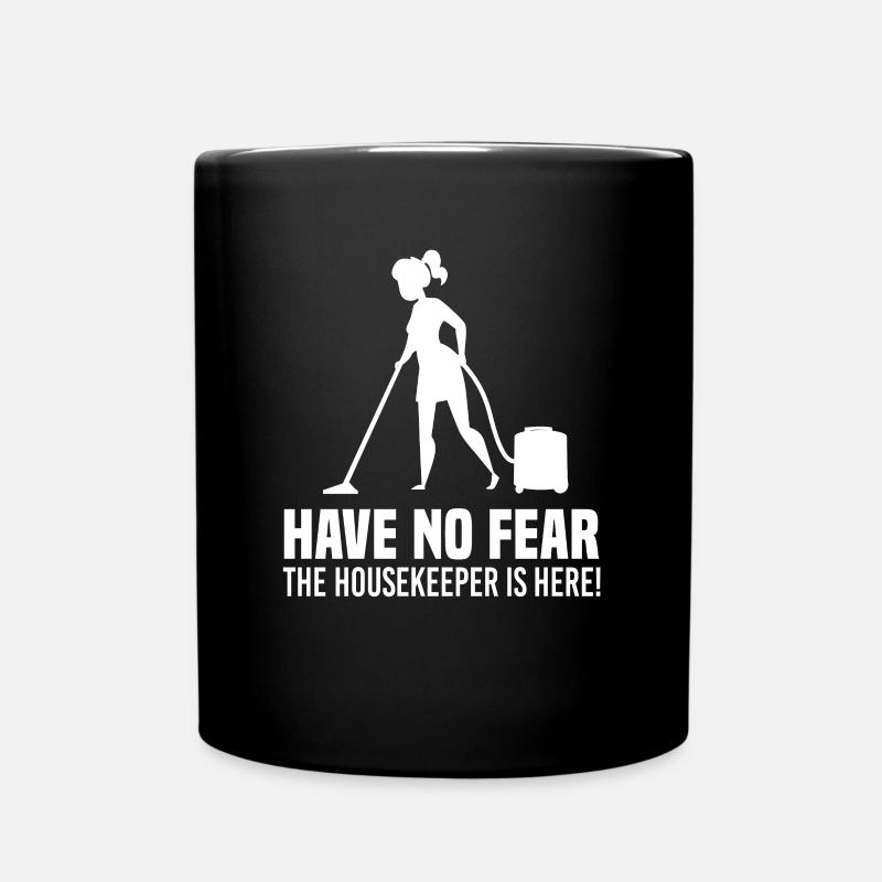Haushälterin Putzfee Haushaltshilfe Putzkraft - Tasse einfarbig - Schwarz