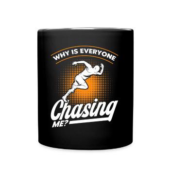 Running Semi-Marathon Jogging Cadeau - Mug uni - noir - Devant