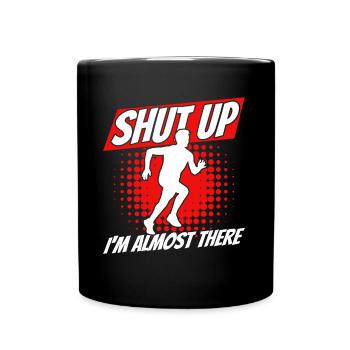 Jogging Running Runner Gift - Full Colour Mug - black - Front