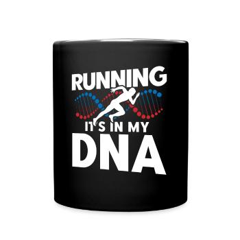 Half Marathon Running Jogging Gift - Full Colour Mug - black - Front