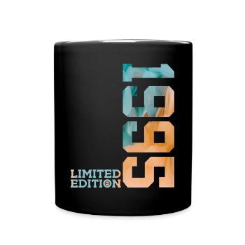31. GEBURTSTAG LIMITED EDITION 1995 - Tasse einfarbig - Schwarz - Vorne