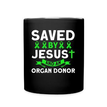 Transplantiert Organtransplantation Operation - Tasse einfarbig - Schwarz - Vorne