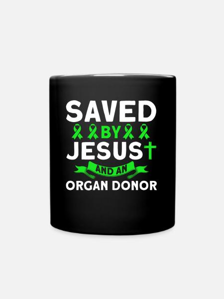 Transplantiert Organtransplantation Operation - Tasse einfarbig - Schwarz