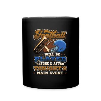 Football Halftime Show Main Event - Full Colour Mug - black - Front
