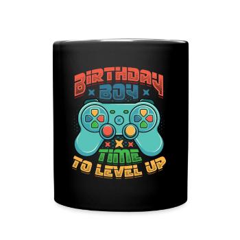 Birthday child, gamer. - Full Colour Mug - black - Front