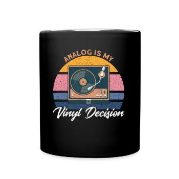 Disque vinyle LP Collector Cadeau - Mug uni - noir - Devant