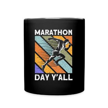 Running Runner Jogger Cadeau - Mug uni - noir - Devant