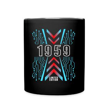 Birthday 1959 Gaming Limited Edition Gamer - Full Colour Mug - black - Front