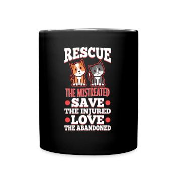 In my darkest hour i reached for a hand and found - Full Colour Mug - black - Front
