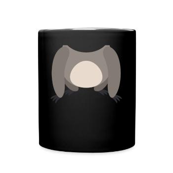 Funny Animal Sloth Costume For Halloween - Full Colour Mug - black - Front