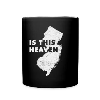 Land Map America State Home Heaven New Jersey - Tasse einfarbig - Schwarz - Vorne