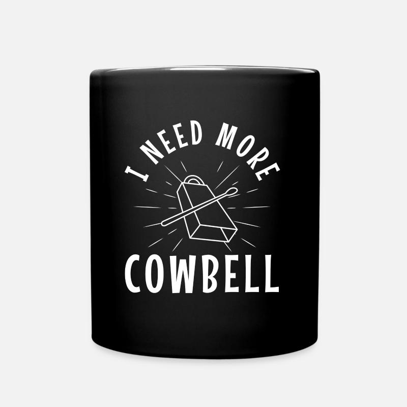 J’ai besoin de plus de Cowbell - Mug uni - noir