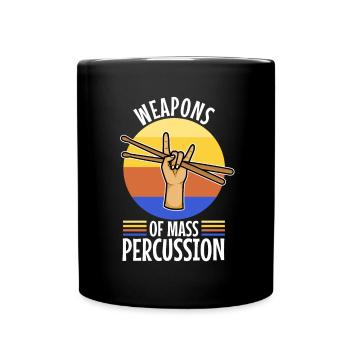 Armes de percussion de masse - Mug uni - noir - Devant
