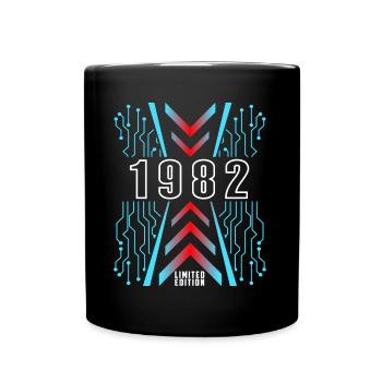 Geburtstag 1982 Gaming Limited Edition Gamer - Tasse einfarbig - Schwarz - Vorne