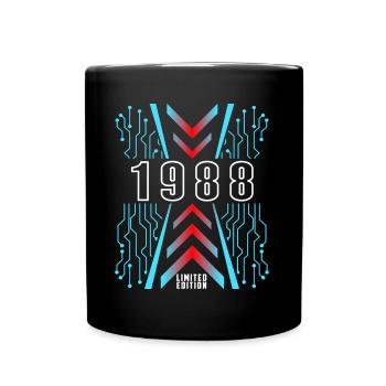 Geburtstag 1988 Gaming Limited Edition Gamer - Tasse einfarbig - Schwarz - Vorne