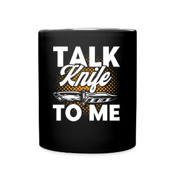 Knife Collector Knife Collection Blacksmith Gift - Full Colour Mug - black - Front
