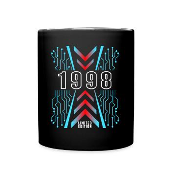 Geburtstag 1998 Gaming Limited Edition Gamer - Tasse einfarbig - Schwarz - Vorne