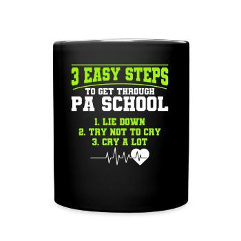 Cadeau d’étudiant en médecine adjoint d’étude - Mug uni - noir - Devant