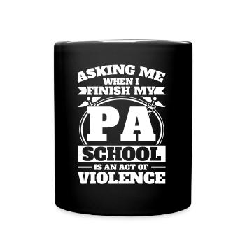Study Assistant Physician Medical Student Gift - Full Colour Mug - black - Front