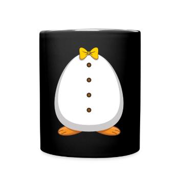 Funny Animal Penguin Bird Costume For Halloween - Full Colour Mug - black - Front