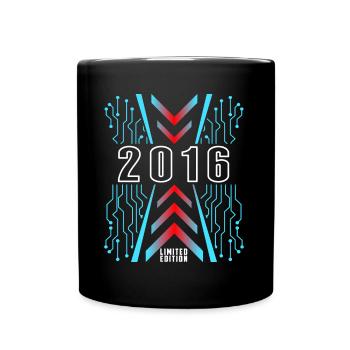 Geburtstag 2016 Gaming Limited Edition Gamer - Tasse einfarbig - Schwarz - Vorne