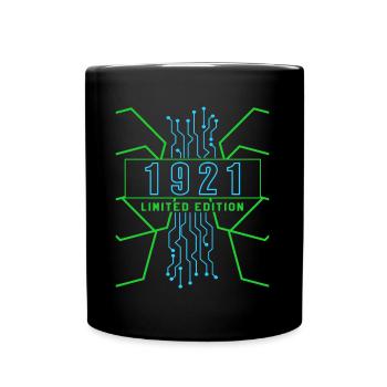 Birthday 1921 Gaming Limited Edition Gamer - Full Colour Mug - black - Front