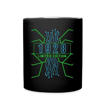 Geburtstag 1928 Gaming Limited Edition Gamer - Tasse einfarbig - Schwarz - Vorne