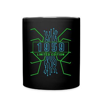 Birthday 1959 Gaming Limited Edition Gamer - Full Colour Mug - black - Front