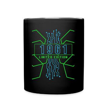 Birthday 1961 Gaming Limited Edition Gamer - Full Colour Mug - black - Front