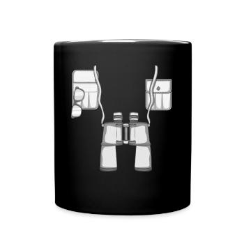 Funny Zoo Jungle Costume For Halloween - Full Colour Mug - black - Front