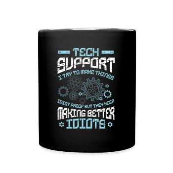 Essayez de rendre les choses infaillibles - Mug uni - noir - Devant