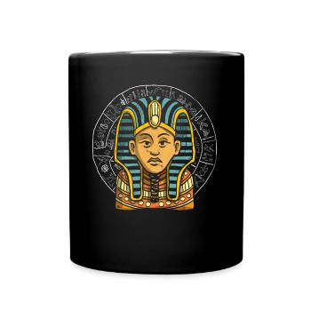 Goddess Historian Egypt Pharaoh Egyptian - Full Colour Mug - black - Front