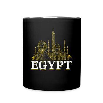 Egypte Voyage Pyramides Sphinx Vacances Egyptiennes - Mug uni - noir - Devant