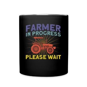 Farmer Farm Cattle Breeder Gift - Mug uni - noir - Devant