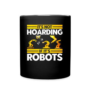 Robotics Robotics Engineer Robot Gift - Full Colour Mug - black - Front