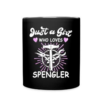 Spengler Bauspengler Spengeln Spenglerin - Tasse einfarbig - Schwarz - Vorne