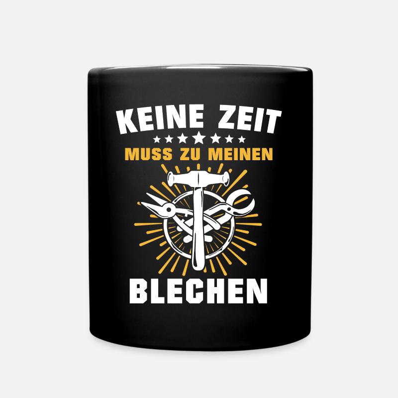 Spengler Bauspengler Spengeln - Tasse einfarbig - Schwarz