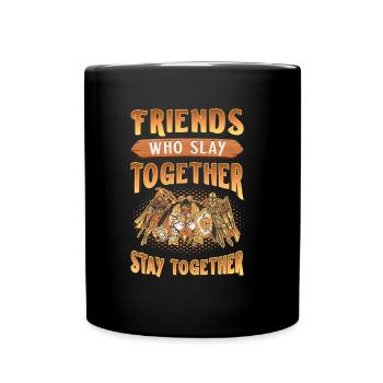 Amis, qui s’accrochent ensemble, restent ensemble Rpg - Mug uni - noir - Devant