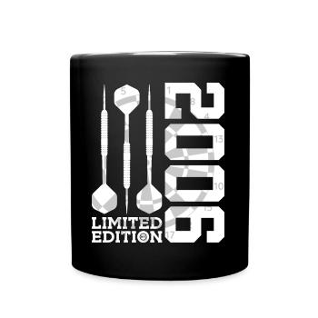 LIMITED EDITION 2006 DARTS 20. GEBURTSTAG - Tasse einfarbig - Schwarz - Vorne