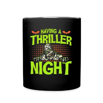 Horreur Halloween Thriller Nuit Maman Creepy - Mug uni - noir - Devant