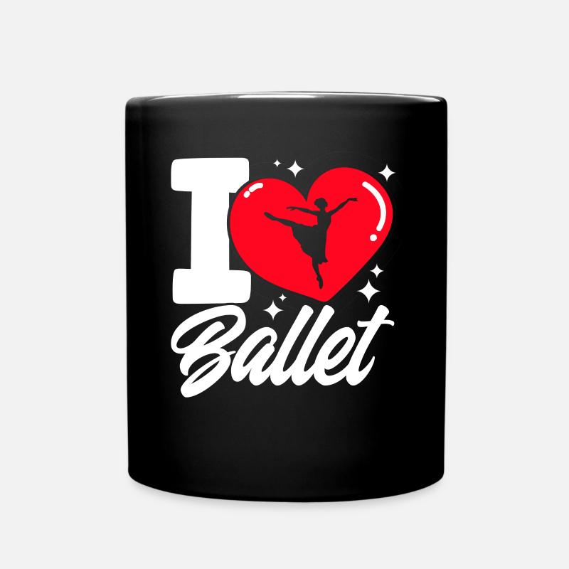 Ballett Tänzerin Ballett tanzen Ballett Mädchen - Tasse einfarbig - Schwarz