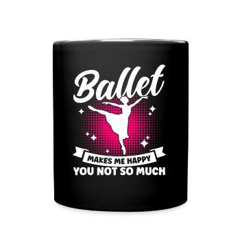 Ballerina Ballet Dancer Ballet Girls - Full Colour Mug - black - Front