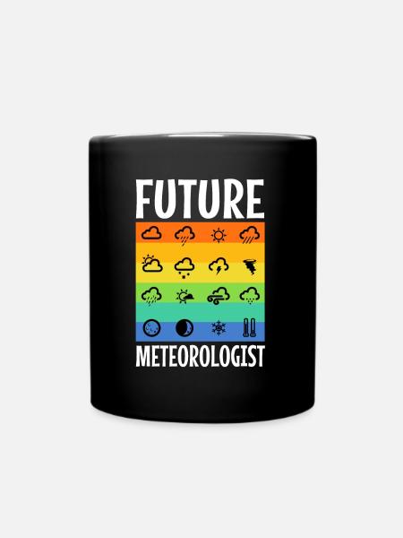 Future Meteorologist - Tasse einfarbig - Schwarz