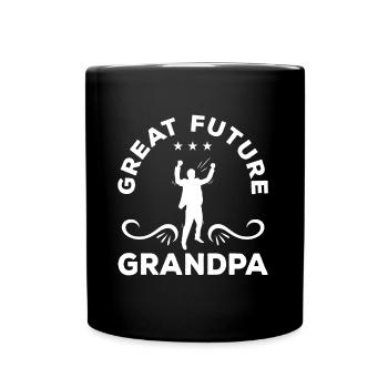 Great Future Grandpa - Full Colour Mug - black - Front